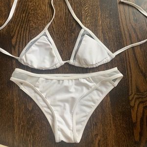 WHITE BIKINI SET